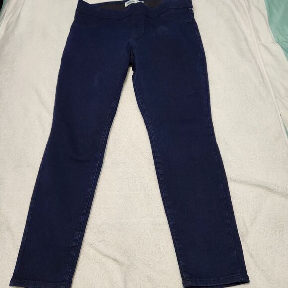 Old Navy Super Skinny Jeans Size 14 Short Navy Blue Stretch Mid-rise - Picture 1 of 13